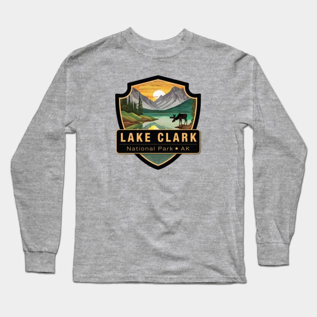 Lake Clark National Park Long Sleeve T-Shirt by Curious World